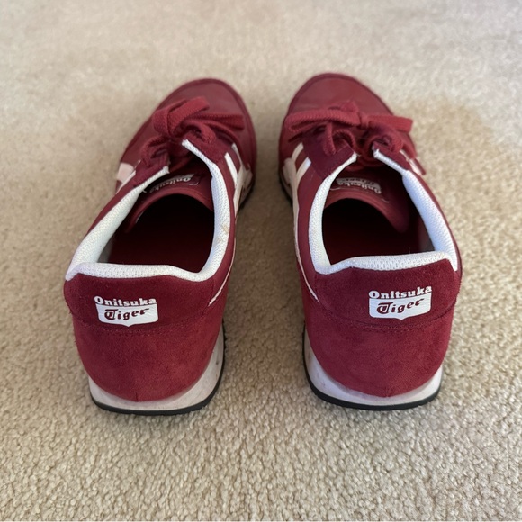 Asics Onitsuka New York Tiger Shoes Men's 11.5 Red & White Athletic Shoes - Picture 5 of 7